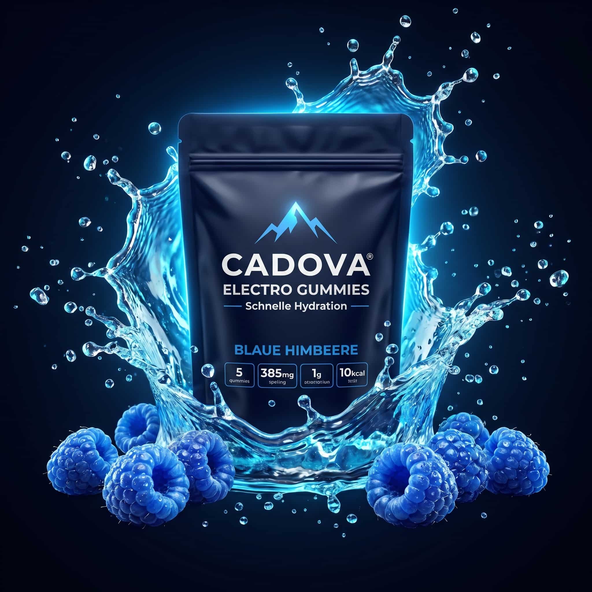 Cadova® Electro Gummies — Blaue Himbeere
