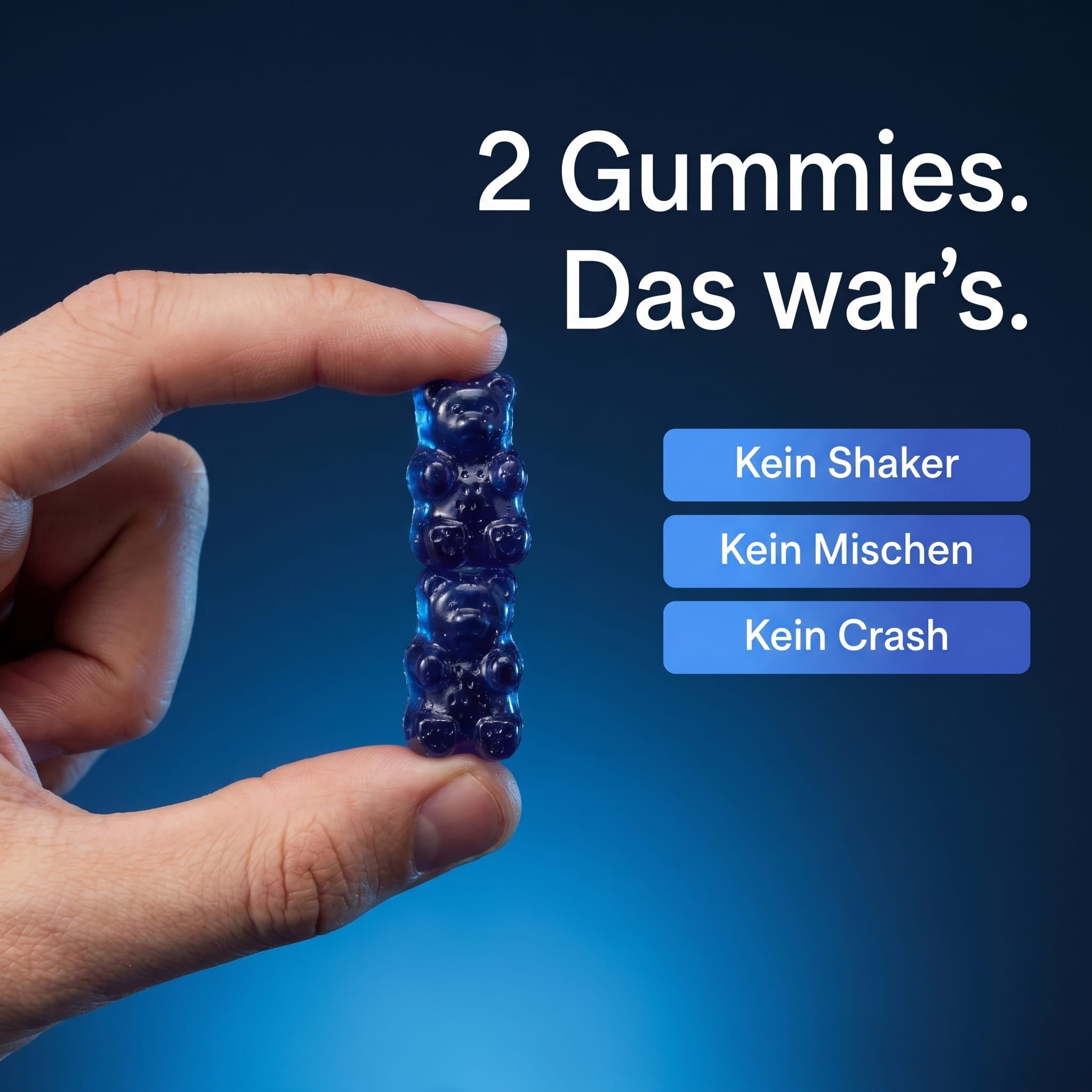 Cadova® Electro Gummies — Blaue Himbeere